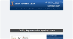 Desktop Screenshot of jlevinlaw.com